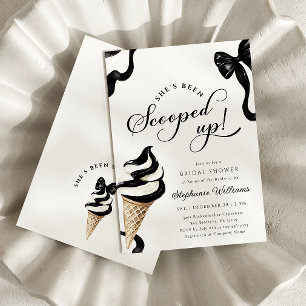 She’s Been Scooped Up Bridal Shower  Invitation