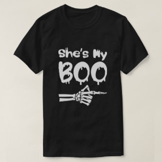 She’s My Boo , halloween Couples T-Shirt