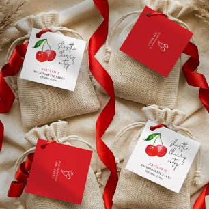 She’s the Cherry on Top 🍒 Bachelorette Party Favor Tags