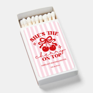 She’s the Cherry on Top Matchboxes, Cherry Theme Matchboxes