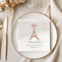 She said Oui Paris Bow Eiffel Tower BRIDAL SHOWER