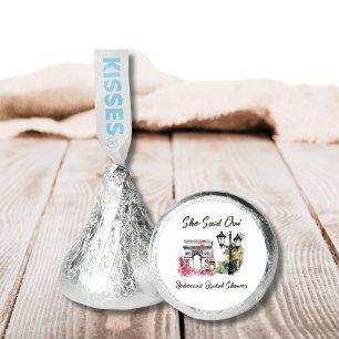 She Said Oui Paris Bridal Shower Parisian Brunch Hershey®'s Kisses®