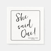 She Said Oui! Paris, France Themed Bridal Shower