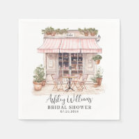 She Said Oui Yes Paris French Cafe Bridal Shower