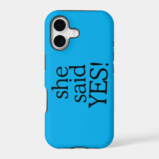 She Said Yes!!!!! | Engagement Celebration Design iPhone 17 Case
