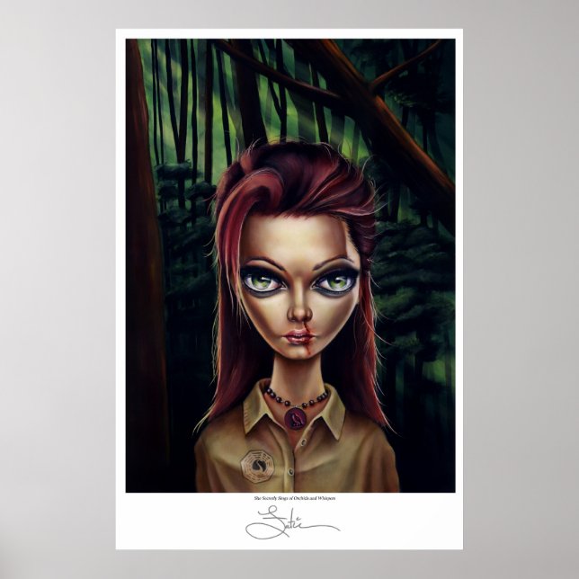 She Secretly Sings Poster (Front)