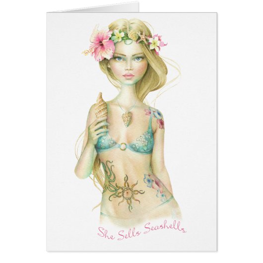 She Sells Sea Shells Cards (Front)