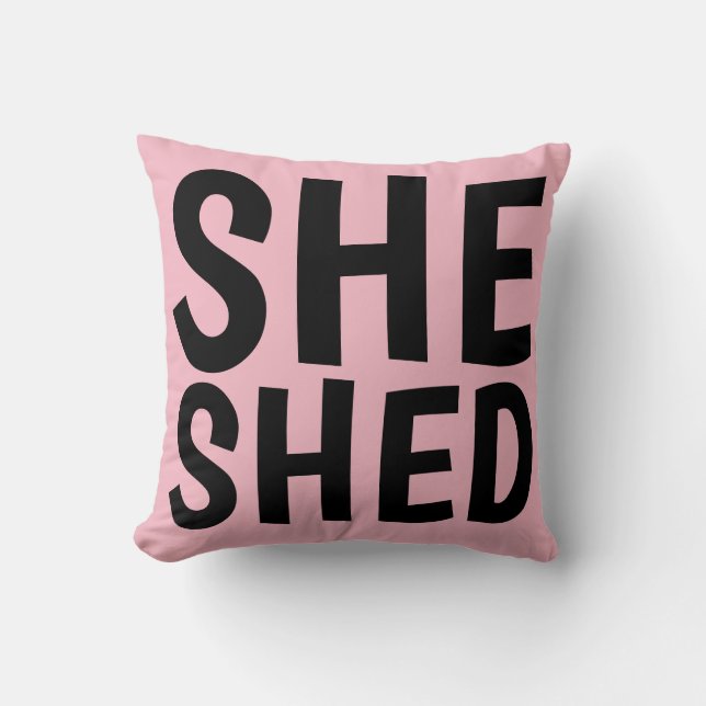 SHE SHED PINK PILLOWS (Front)