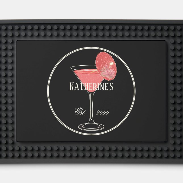 She Shed Woman's Ladies Bar Mat (Front (Close Up))