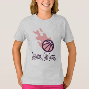 She Shoots, She Scores Hanes TAGLESS® T-Shirt