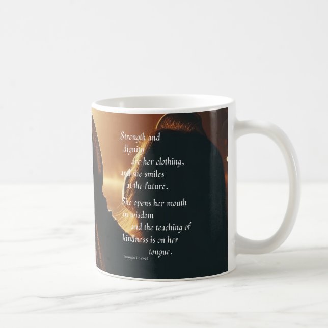 She Smiles at the Future Coffee Mug (Right)