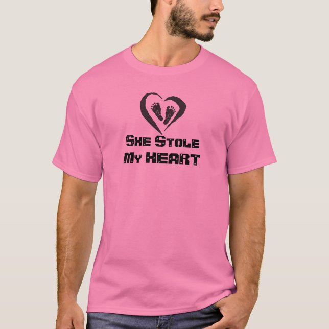 SHE Stole My Heart (DADDYS) Bragging Shirt (Front)
