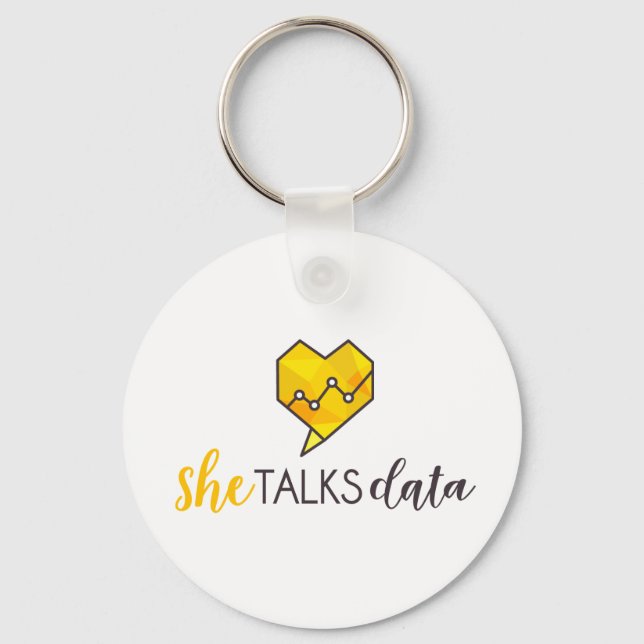 She Talks Data Keychain (Front)