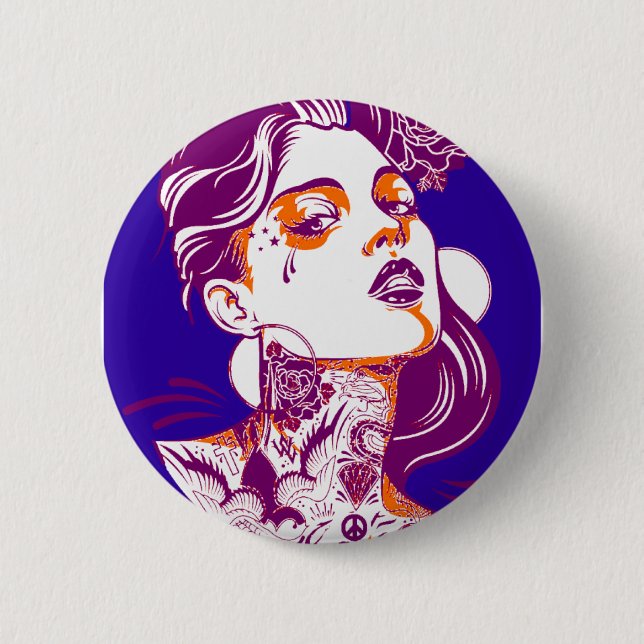 SHE THE IMAGE PINBACK BUTTON (Front)