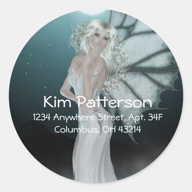 She Walks on Water - Fantasy/Fae Address Labels (Front)