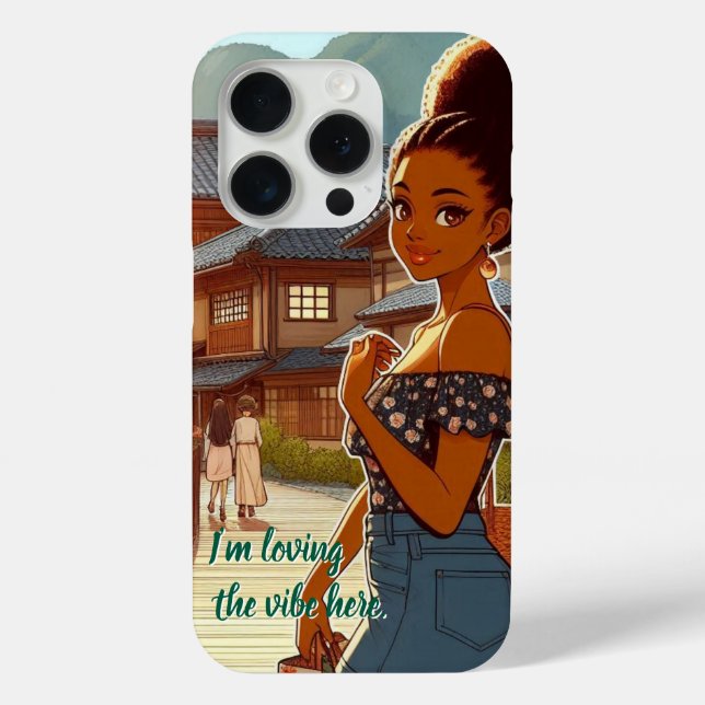 She Walks Through the Sunset Case-Mate iPhone Case (Back)