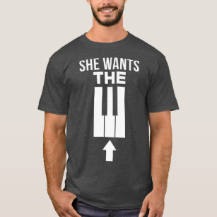 : She Wants the D - Funny Music Shirt : Clothing, Shoes