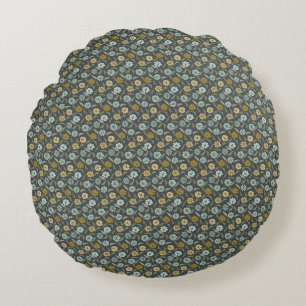 She Was A Wildflower In A Field Of Roses Round Pillow