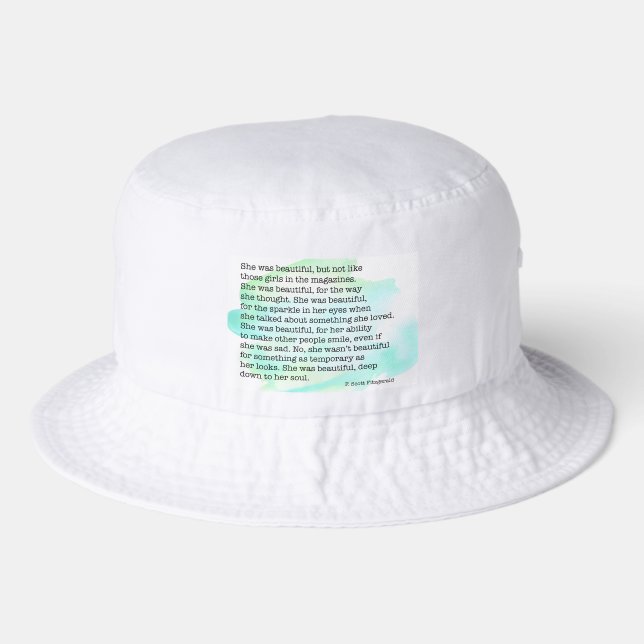 She Was Beautiful Bucket Hat (Front)