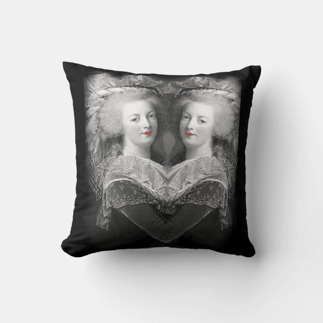 She was her only comfort throw pillow (Front)