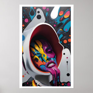 She Was Hot Enough to Melt Your Face Off Poster