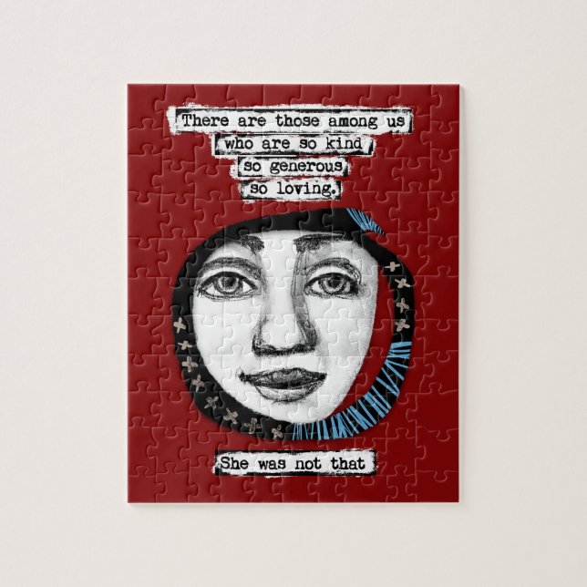 She Was Not That Jigsaw Puzzle (Vertical)