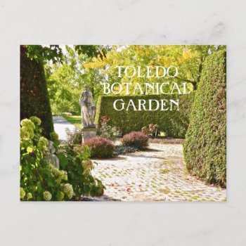 "she Watches Over The Garden" Toledo Botanical Gar Postcard by whatawonderfulworld at Zazzle