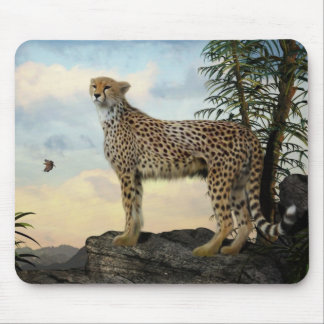 She Watches The Eagles Mouse Pad