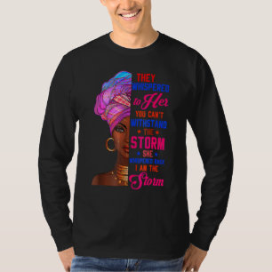 She Whispered Back I Am Storm Black History Month T-Shirt