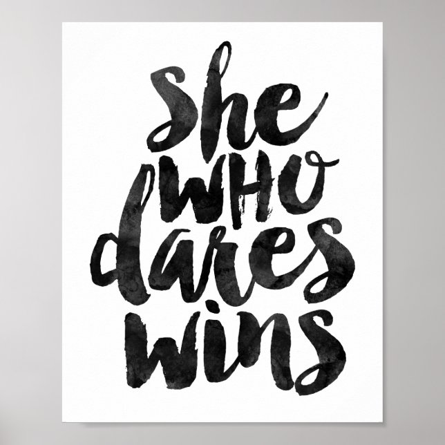 She Who Dares Wins Poster (Front)
