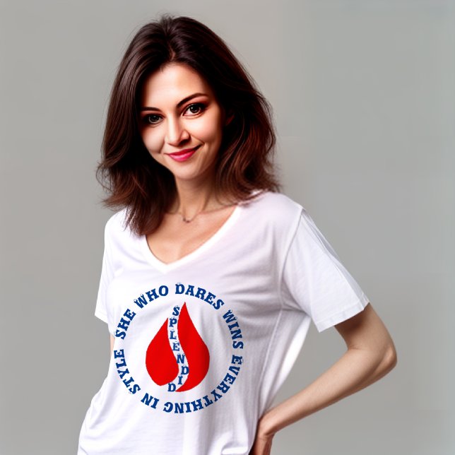 She Who Dares Wins Splendid Women's T-shirt (Creator Uploaded)
