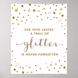 She Who Leaves A Trail of Glitter - Nursery Print