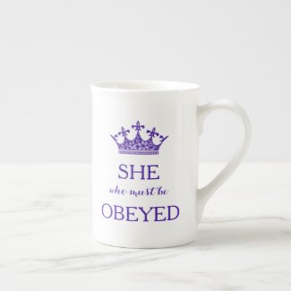 She who must be Obeyed Tea Cup