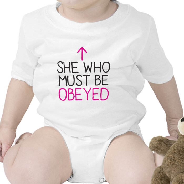 She Who must be OBEYED Tshirt