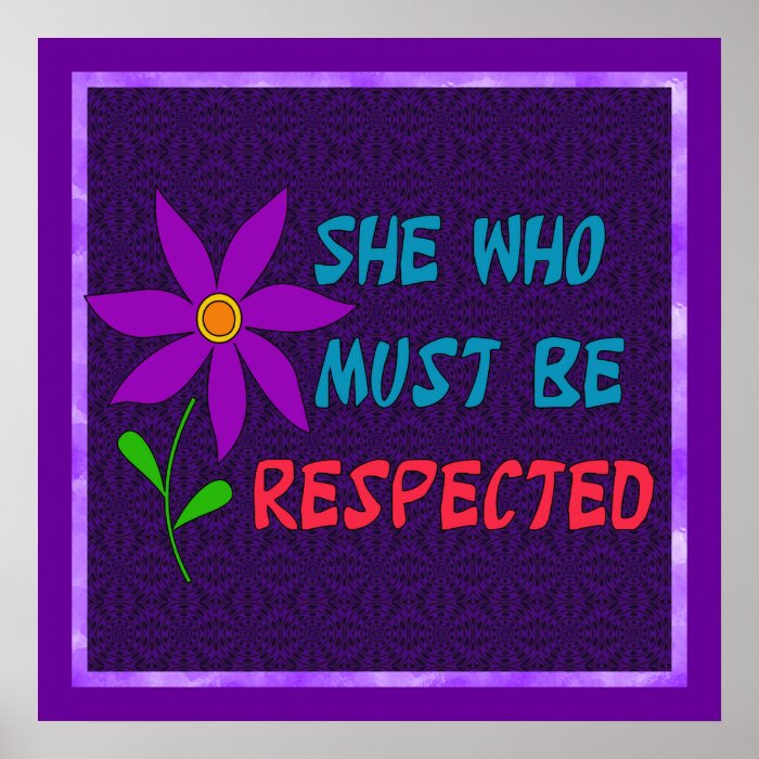 She Who Must Be Respected Posters