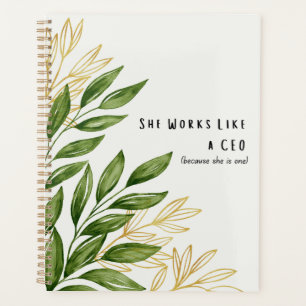 She Works Like A CEO - Daily Planner