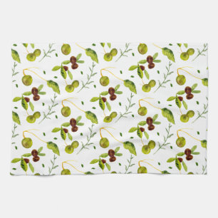 Shea/Coffee Bean Patterned Tea Towel