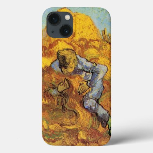 Sheaf Binder after Millet by Vincent van Gogh iPhone 13 Case