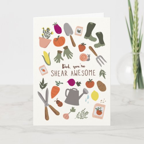 Shear Awesome Dad Card