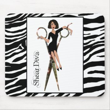 "shear Diva" Mousepad by LadyDenise at Zazzle