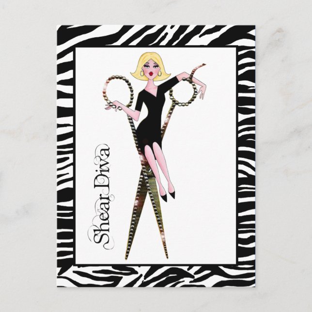 Shear Diva  Postcards (Front)