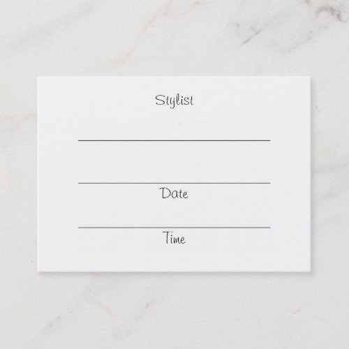 SHEAR DIVAS (red head) Appointment Cards/Chubby Business Cards