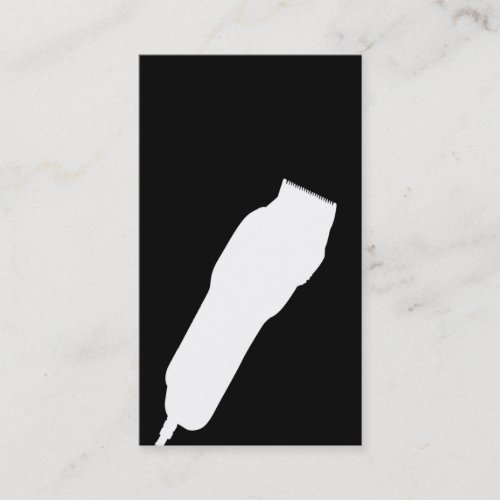 Shears Barber/Cosmetologist Business Card (Black)