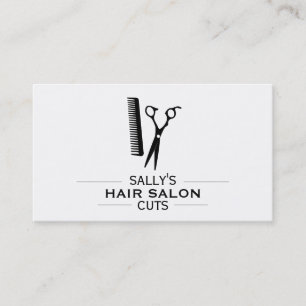 Shears & Comb with Dividers Business Card