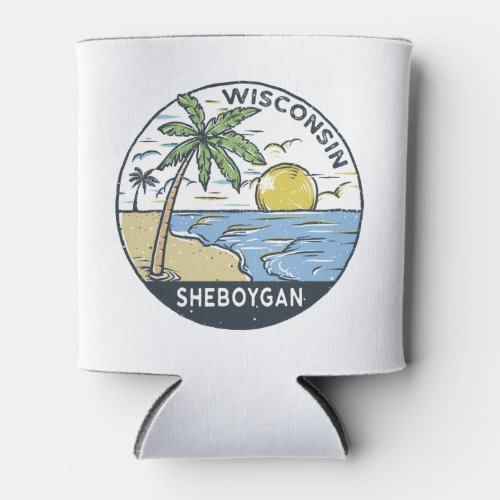 Sheboygan Wisconsin Vintage Can Cooler