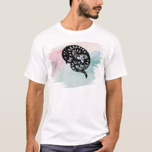 Shed The Old Skin Bull Snake on Multi-Color T-Shirt