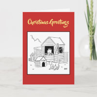 Sheds and Outbuildings Christmas Card