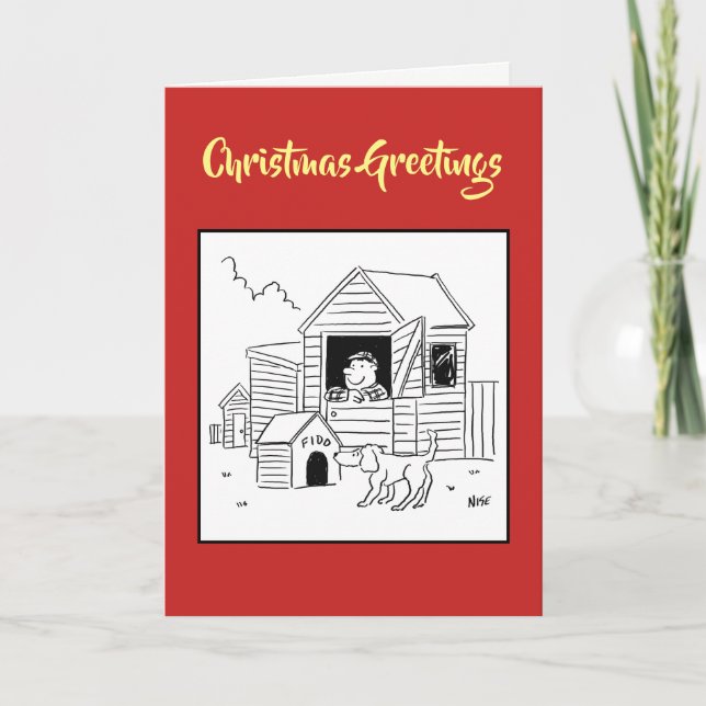 Sheds and Outbuildings Christmas Card (Front)