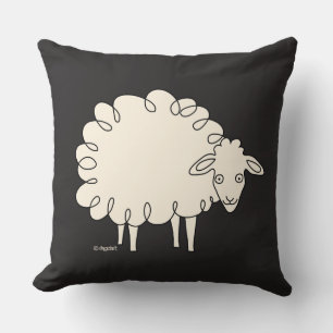 Sheeeep! Throw Pillow