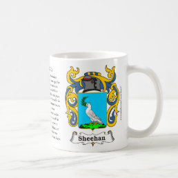 Sheehan Family Coat of Arms Mug